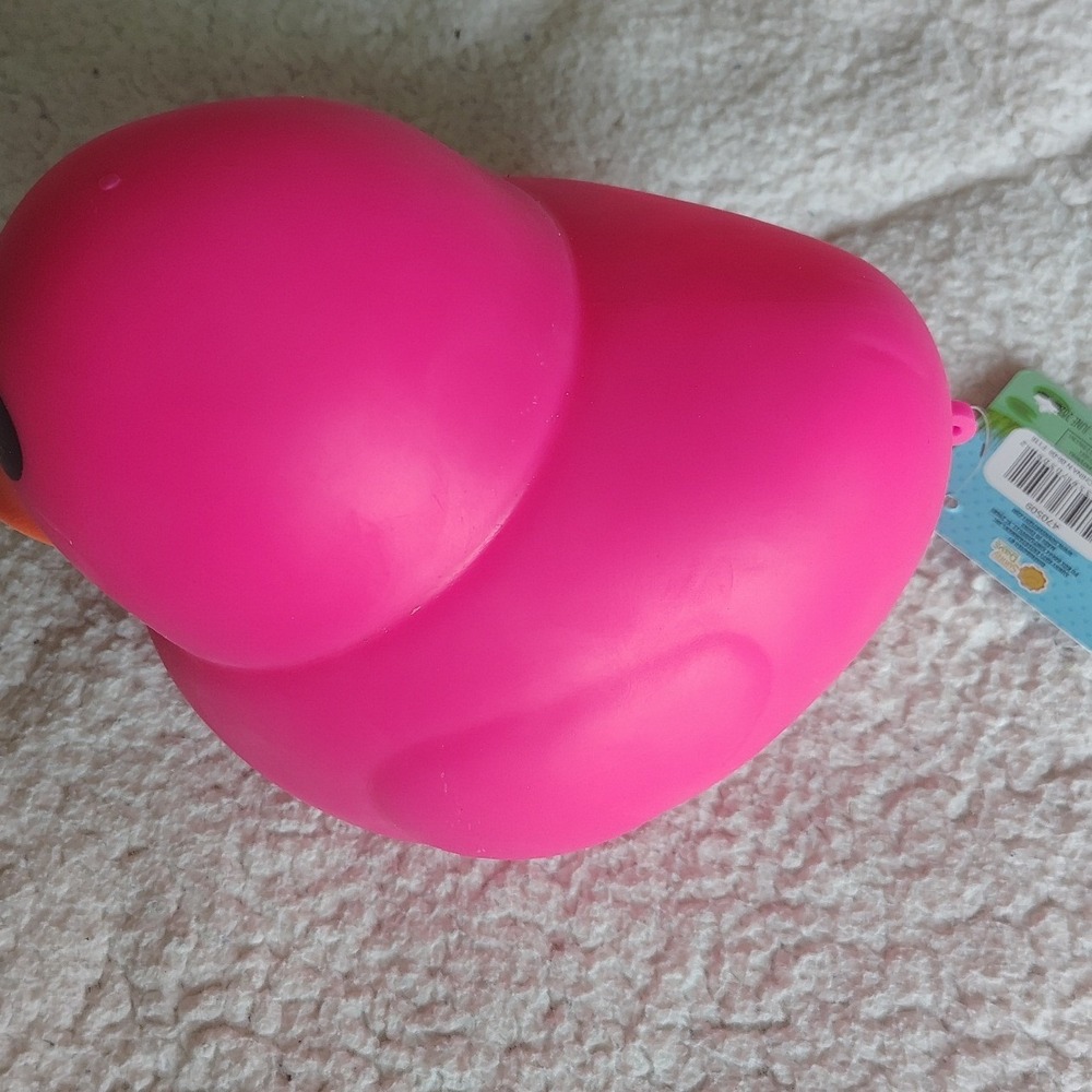Sunny Days Laffy Quacks Duck Toy Kids Pink New Squishy Stretchy Gel Sensory Toy